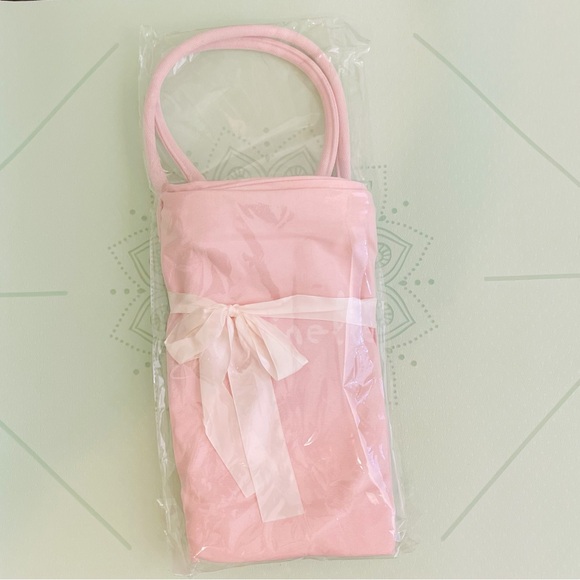 🌸 Ballet Pink 🌸 Luxe Australian Cotton Balletcore Overnight Duffle Bag NWT - Picture 2 of 6